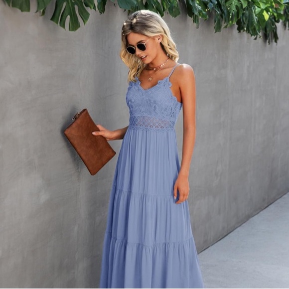 Dokuriti Women’s Solid Maxi Dress - Picture 13 of 13